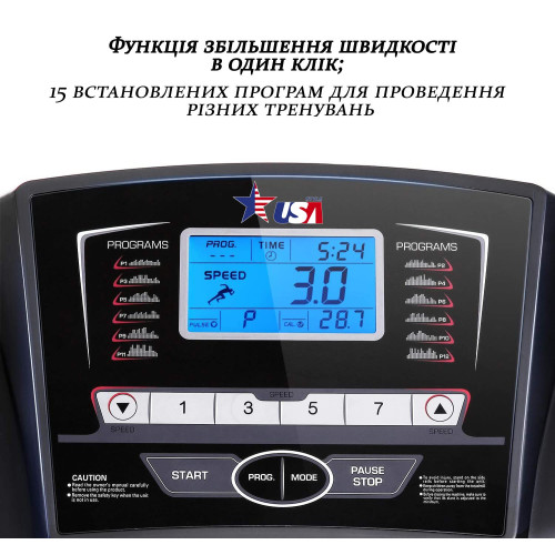 Бігова доріжка  USA Style Q5522 - фото №5